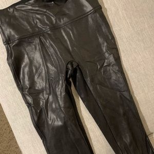 Spanx Faux Leather Leggings